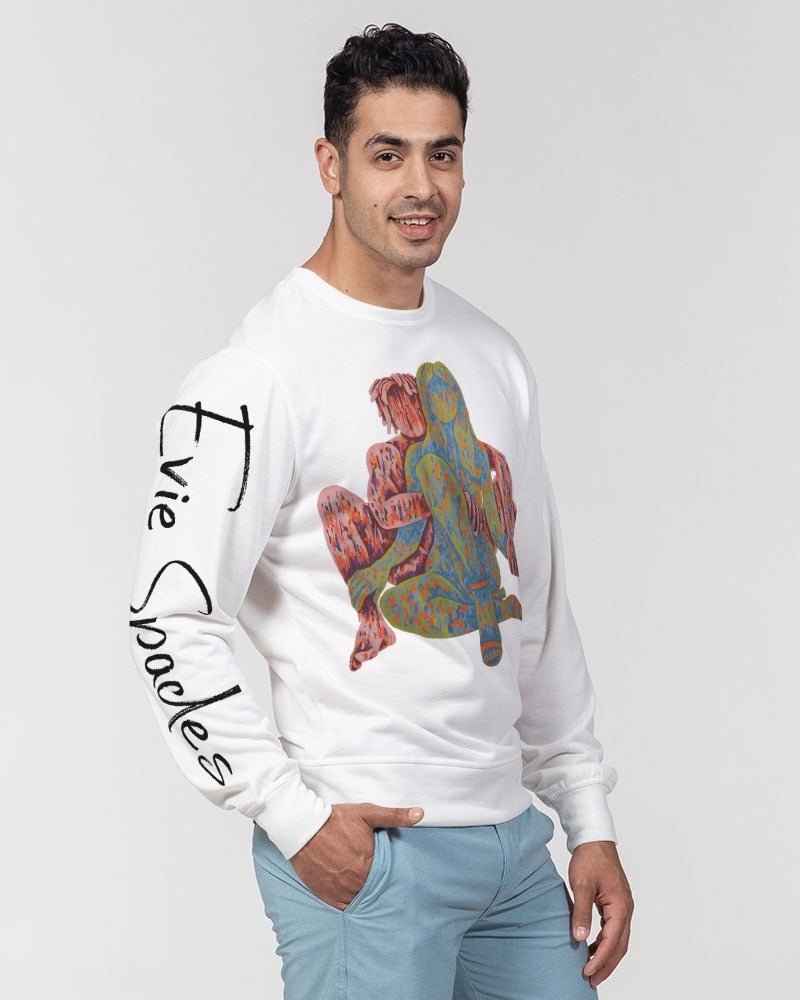 Accroche-toi à Moi Men's Classic French Terry Crewneck Pullover