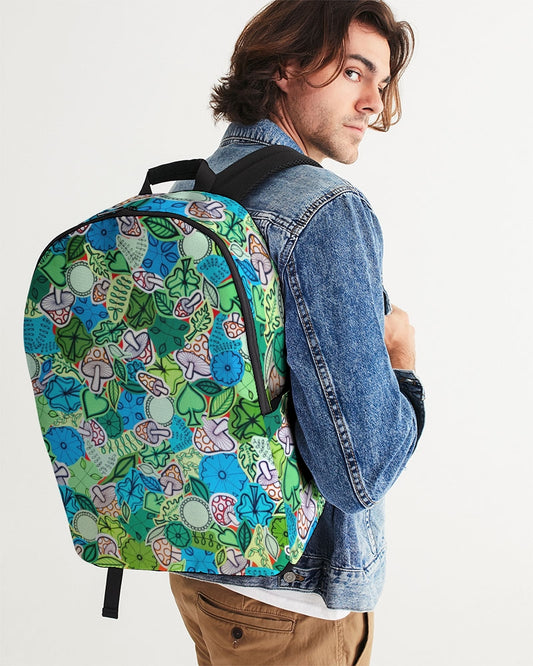 Fleurs et Trèfles Large Backpack