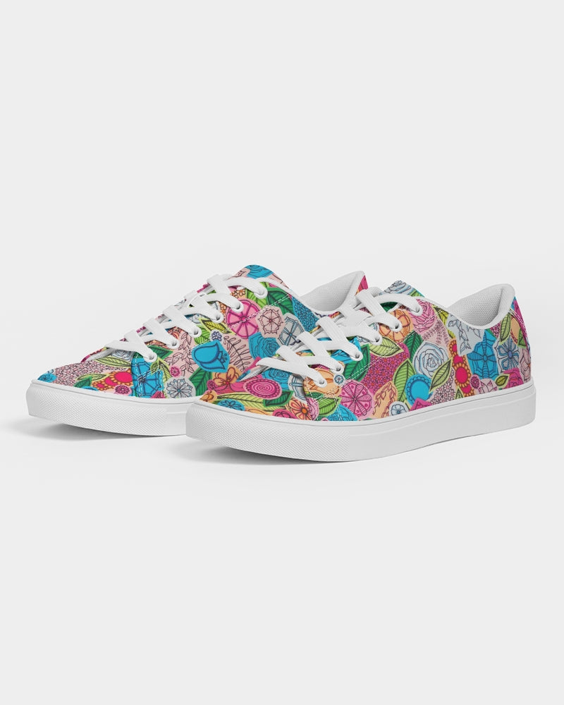 Fleurs de Printemps Men's Faux-Leather Sneaker