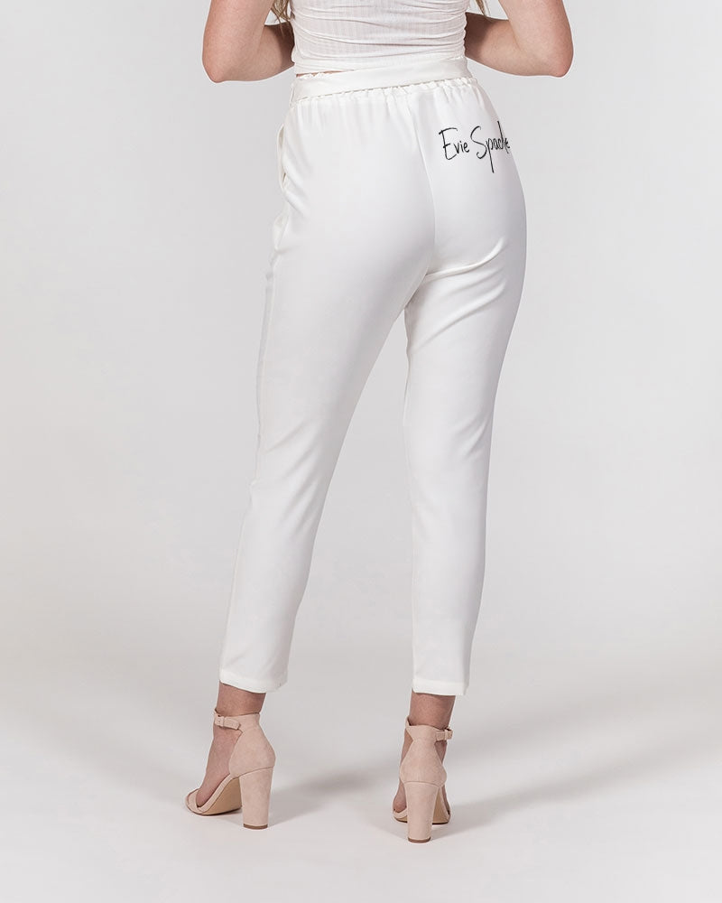 Pride Women's Belted Tapered Pants