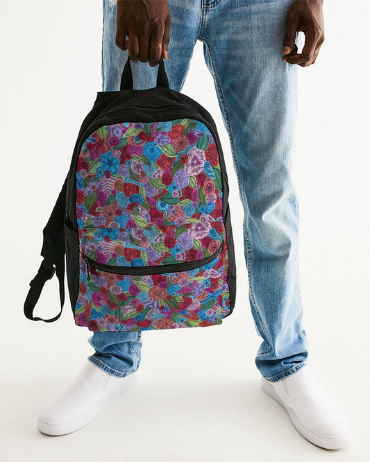 Les Fleurs Small Canvas Backpack