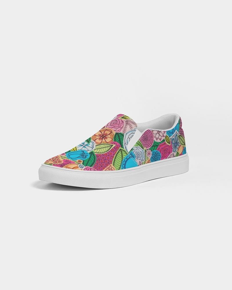 Fleurs de Printemps Women's Slip-On Canvas Shoe