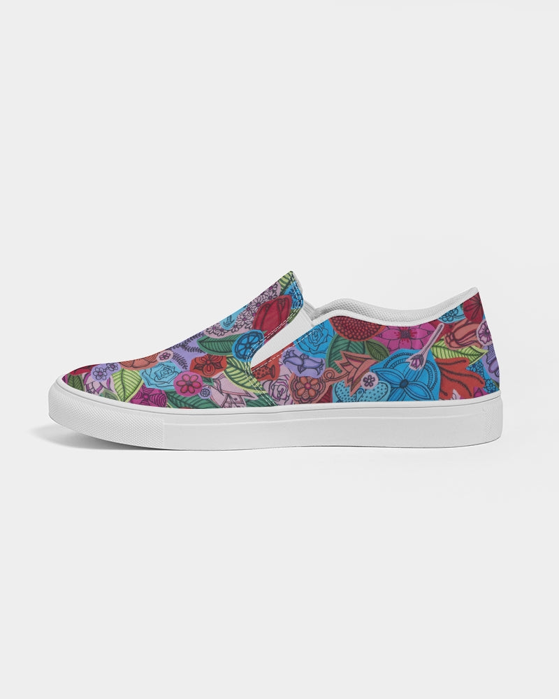 Les Fleurs Men's Slip-On Canvas Shoe