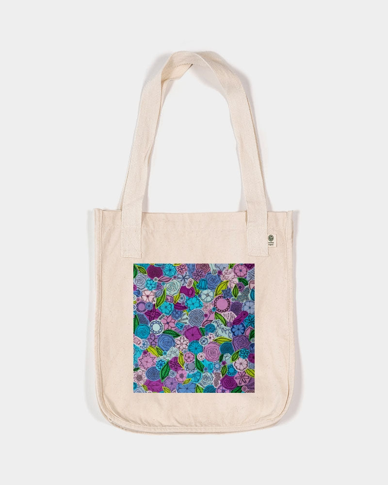 Les Fleurs Violettes Organic Cotton Canvas Market Tote | Econscious