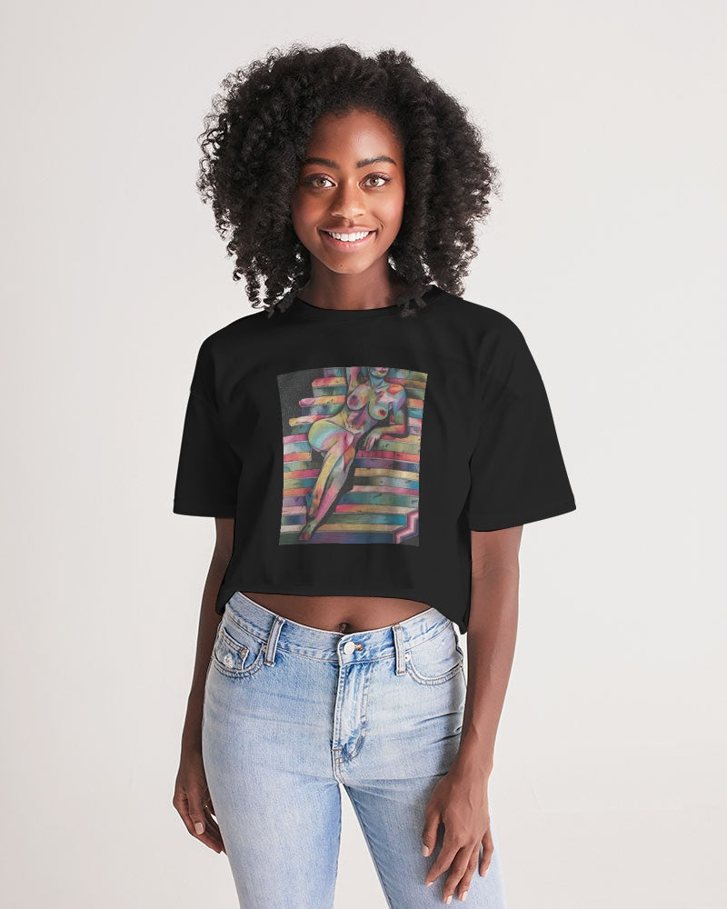 Tess Women's Lounge Cropped Tee