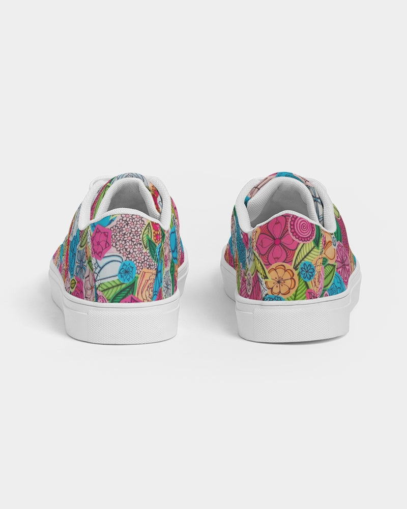 Fleurs de Printemps Men's Faux-Leather Sneaker