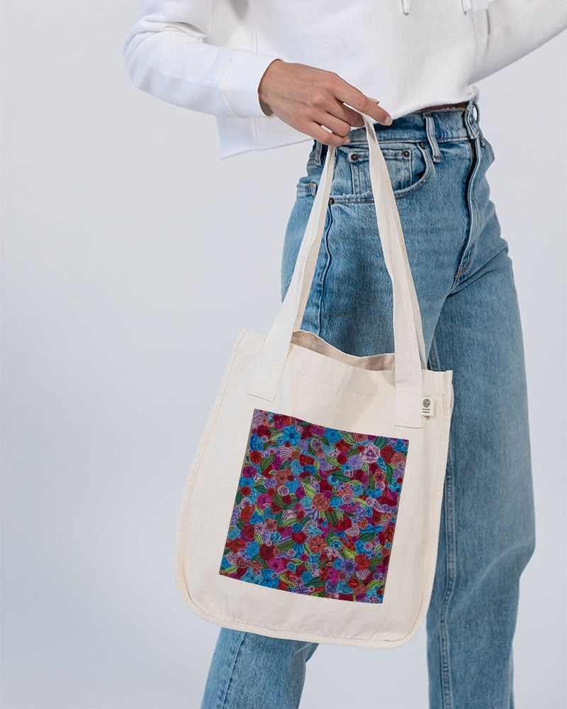 Les Fleurs Organic Cotton Canvas Market Tote | Econscious