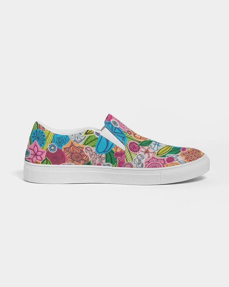 Fleurs de Printemps Women's Slip-On Canvas Shoe