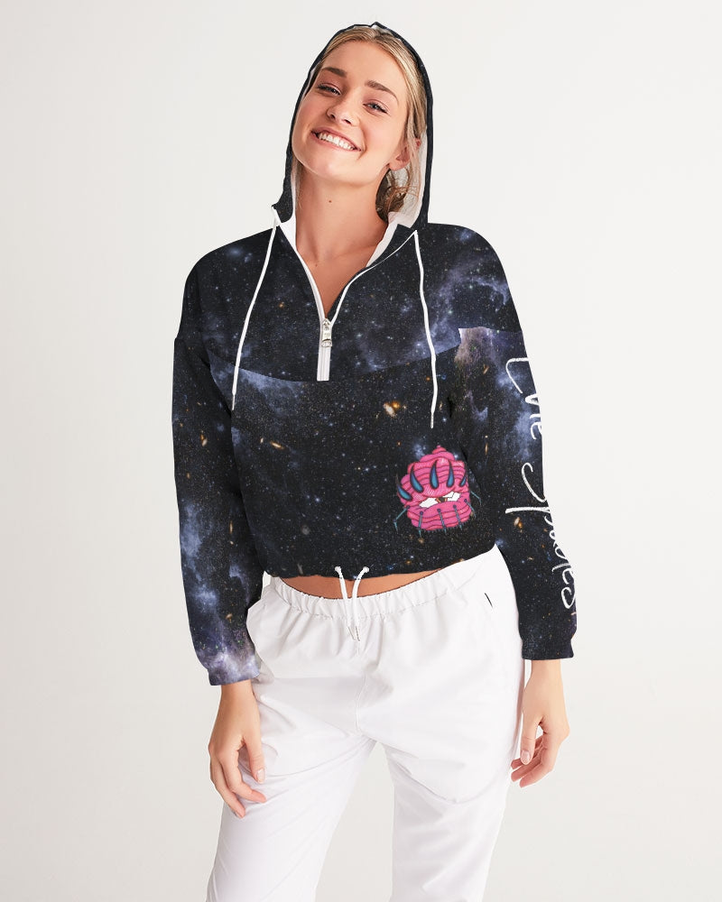 Galaxy (1) Women's Cropped Windbreaker