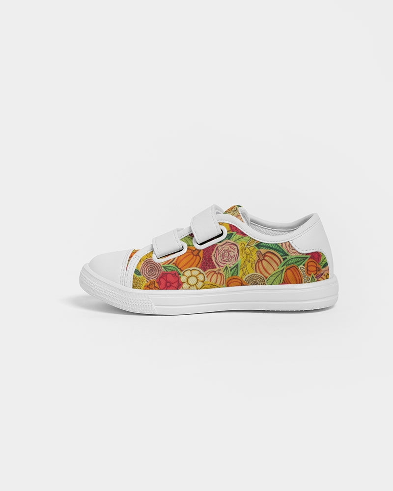 Citrouilles et Fleurs Kids Velcro Sneaker