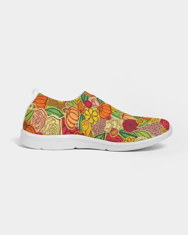 Citrouilles et Fleurs Men's Slip-On Flyknit Shoe