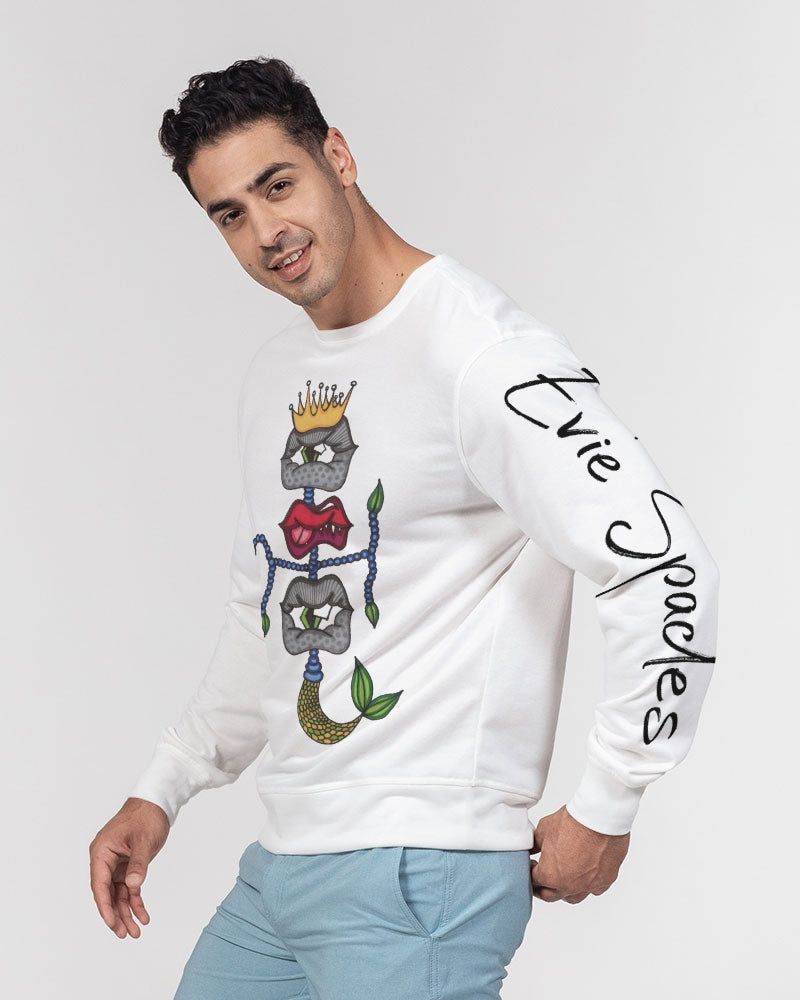 Phoebes Men's Classic French Terry Crewneck Pullover