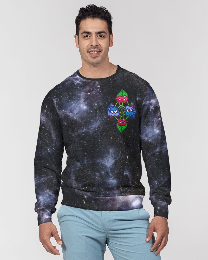 Galaxy (1) Men's Classic French Terry Crewneck Pullover