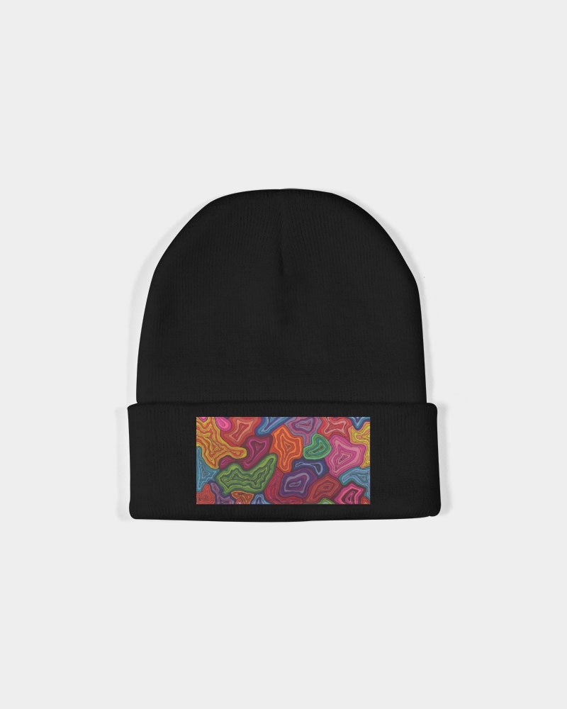 Curled Solid Knit Beanie | Sportsman