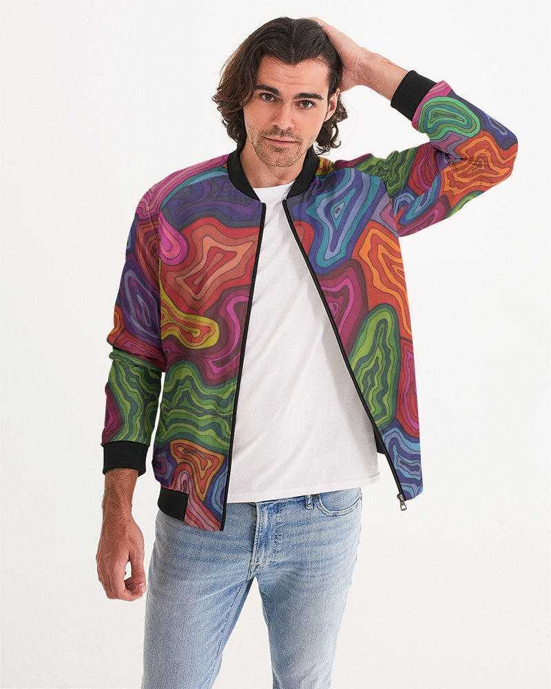 Curled Men's Bomber Jacket