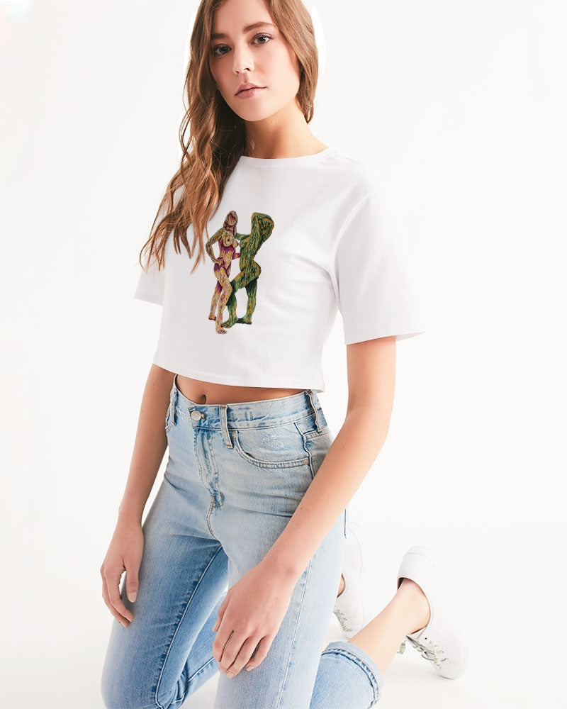 Rester Ferme Women's Cropped Tee