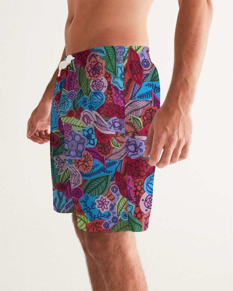 Les Fleurs Men's Swim Trunk