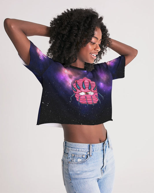 Galaxy 3 Women's Lounge Cropped Tee