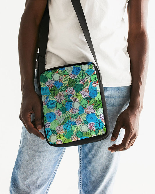 Fleurs et Trèfles Messenger Pouch