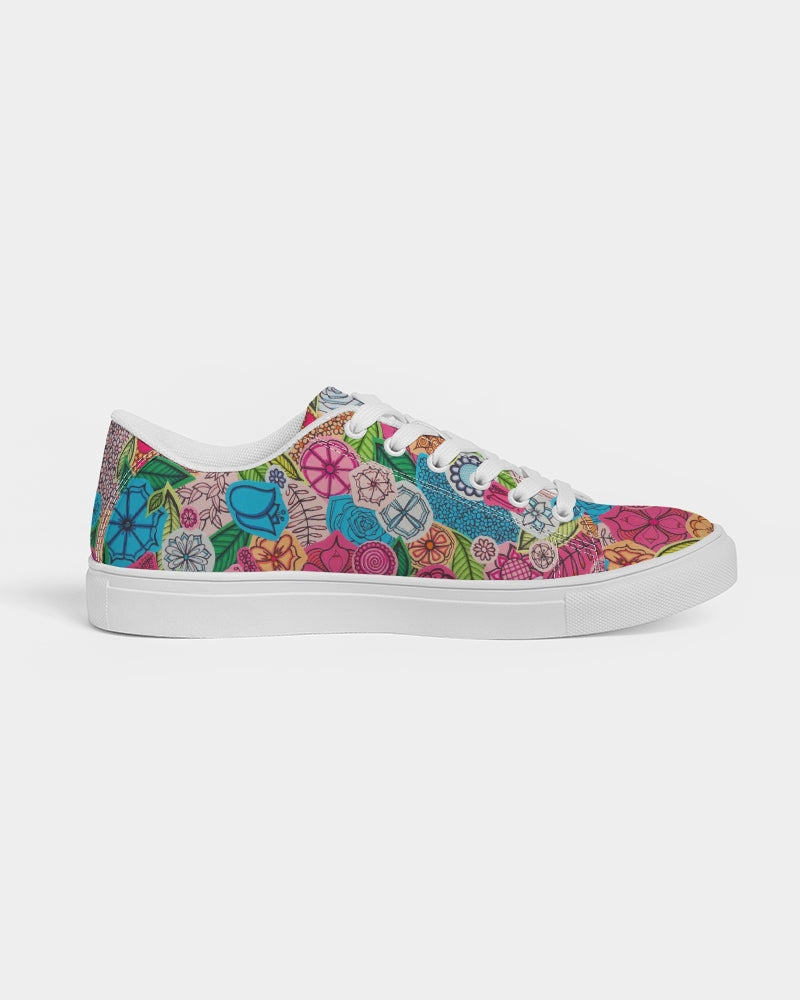 Fleurs de Printemps Men's Faux-Leather Sneaker