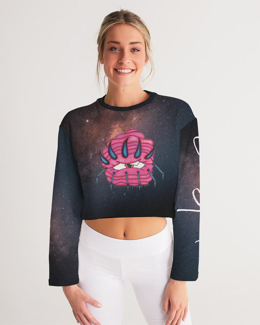 Galaxy 2 Women's Cropped Sweatshirt