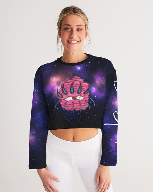 Galaxy 3 Women's Cropped Sweatshirt