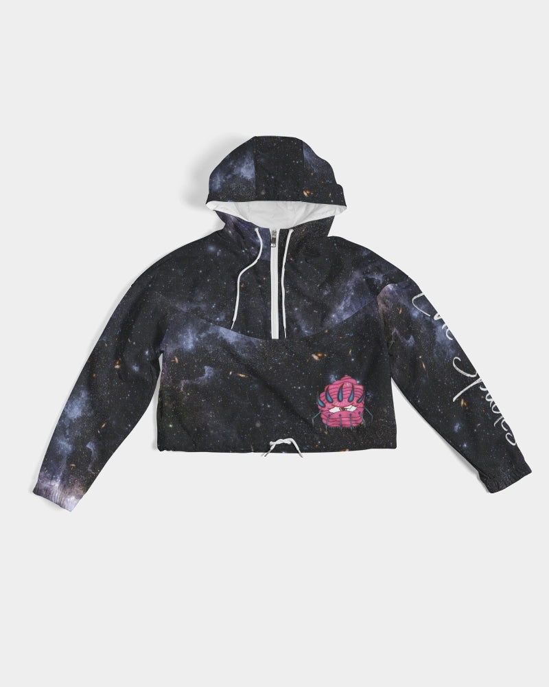 Galaxy (1) Women's Cropped Windbreaker