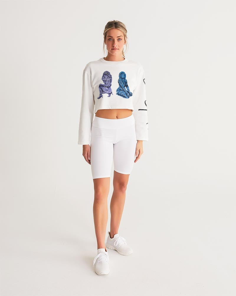 L'hiver Women's Cropped Sweatshirt