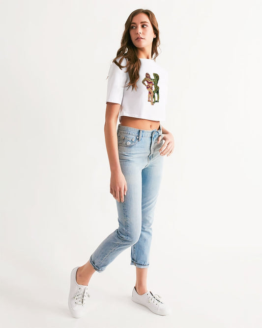 Rester Ferme Women's Cropped Tee