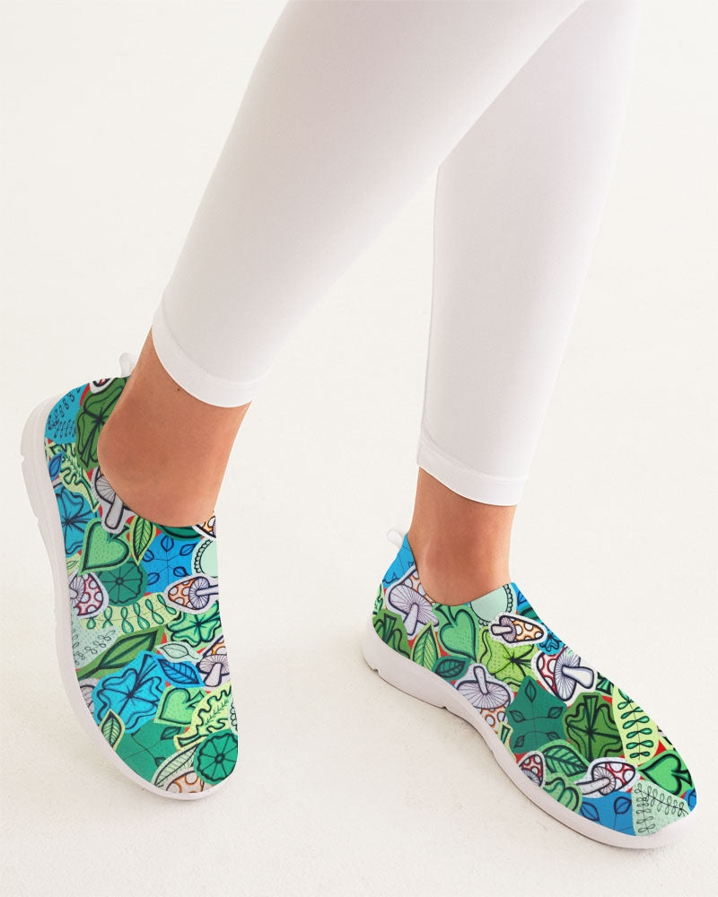 Fleurs et Trèfles Women's Slip-On Flyknit Shoe