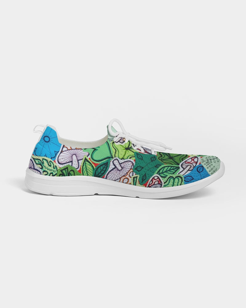 Fleurs et Trèfles Women's Lace Up Flyknit Shoe