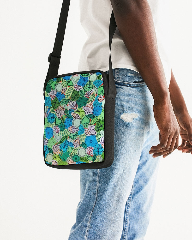 Fleurs et Trèfles Messenger Pouch