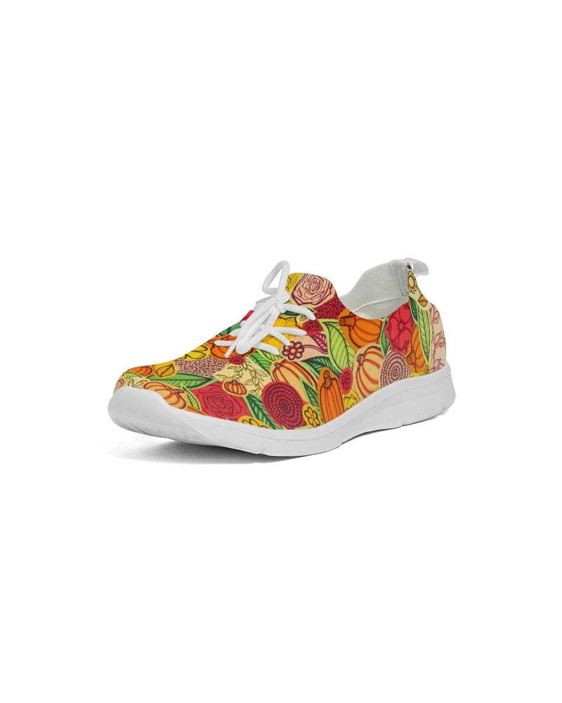 Citrouilles et Fleurs Women's Lace Up Flyknit Shoe