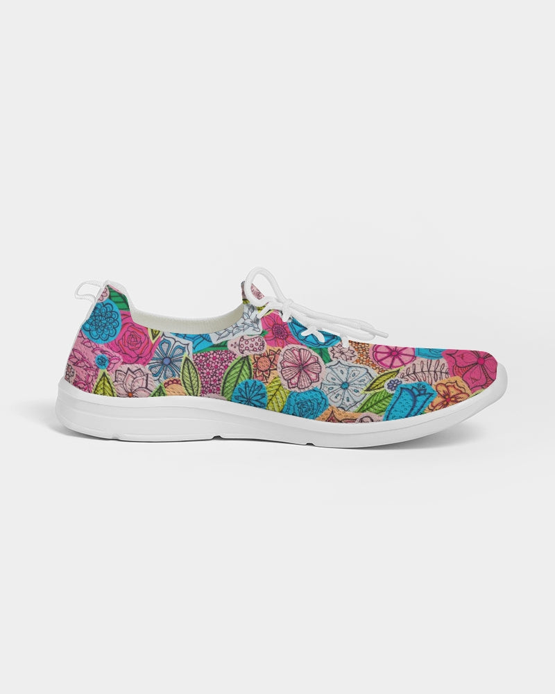 Fleurs de Printemps Men's Lace Up Flyknit Shoe