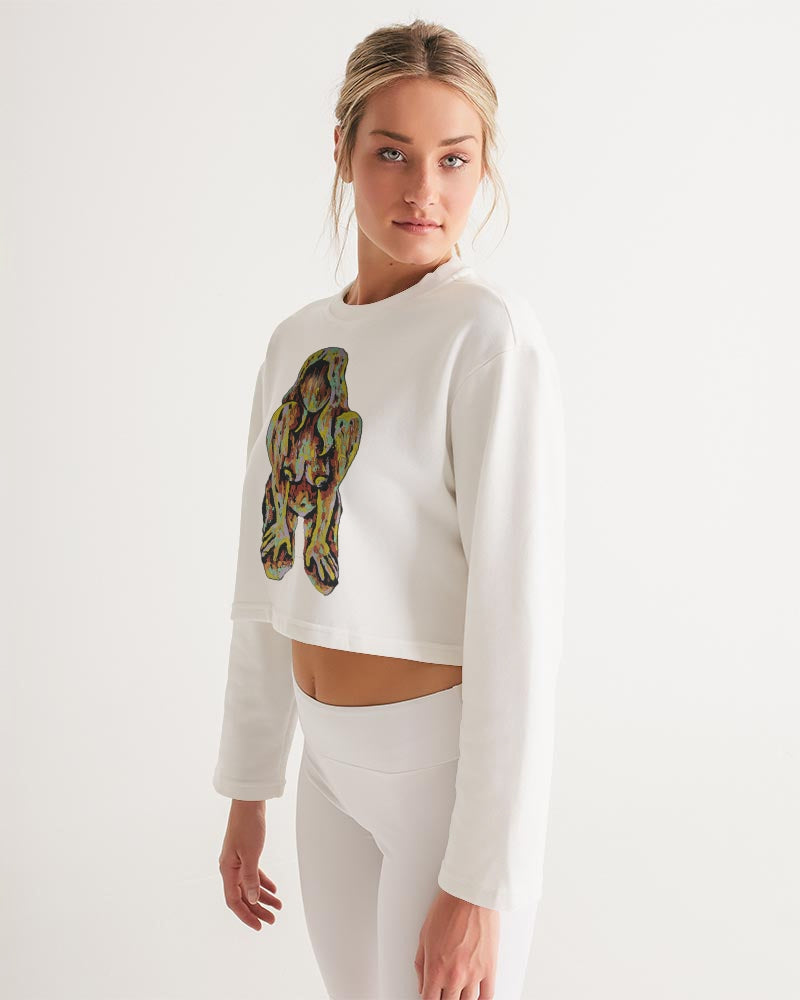 le Sentiment de Couleur Women's Cropped Sweatshirt