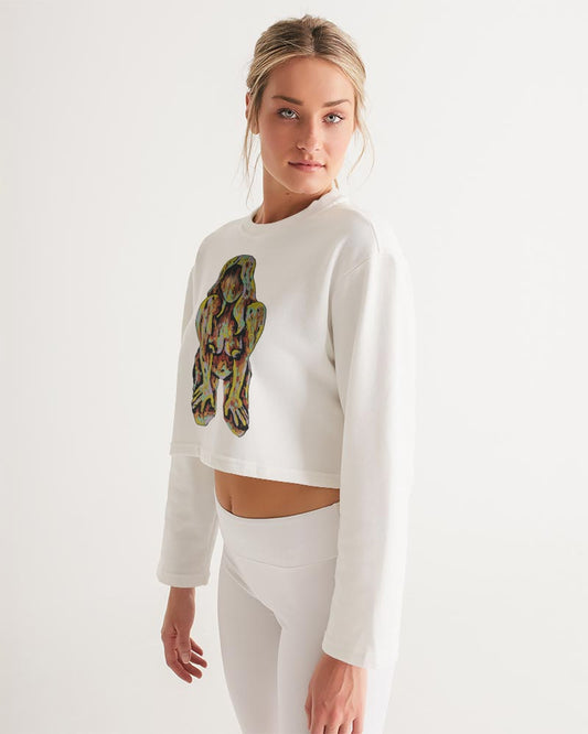 le Sentiment de Couleur Women's Cropped Sweatshirt