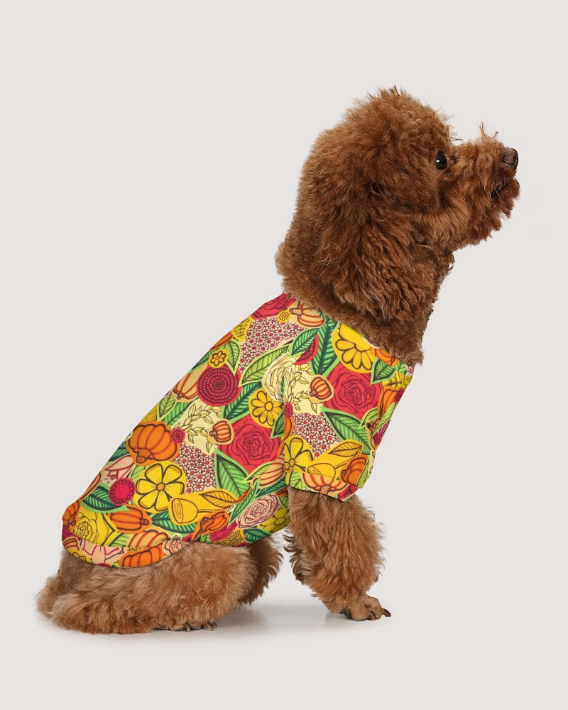 Citrouilles et Fleurs Doggie Tee