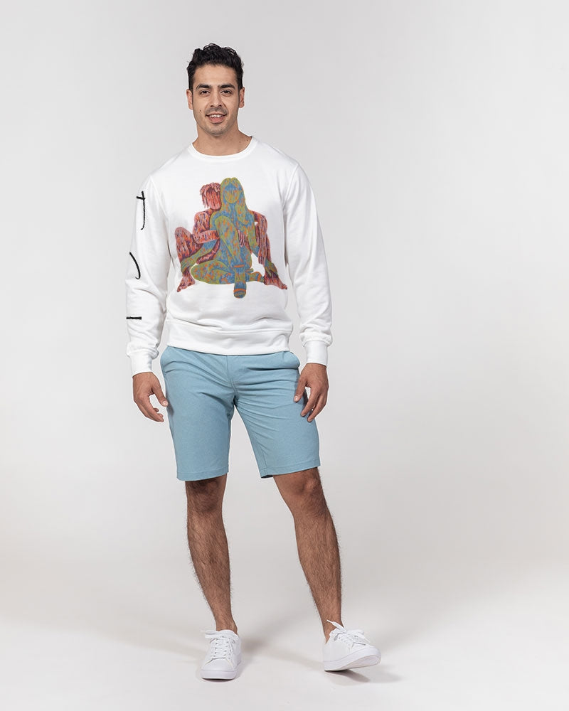 Accroche-toi à Moi Men's Classic French Terry Crewneck Pullover