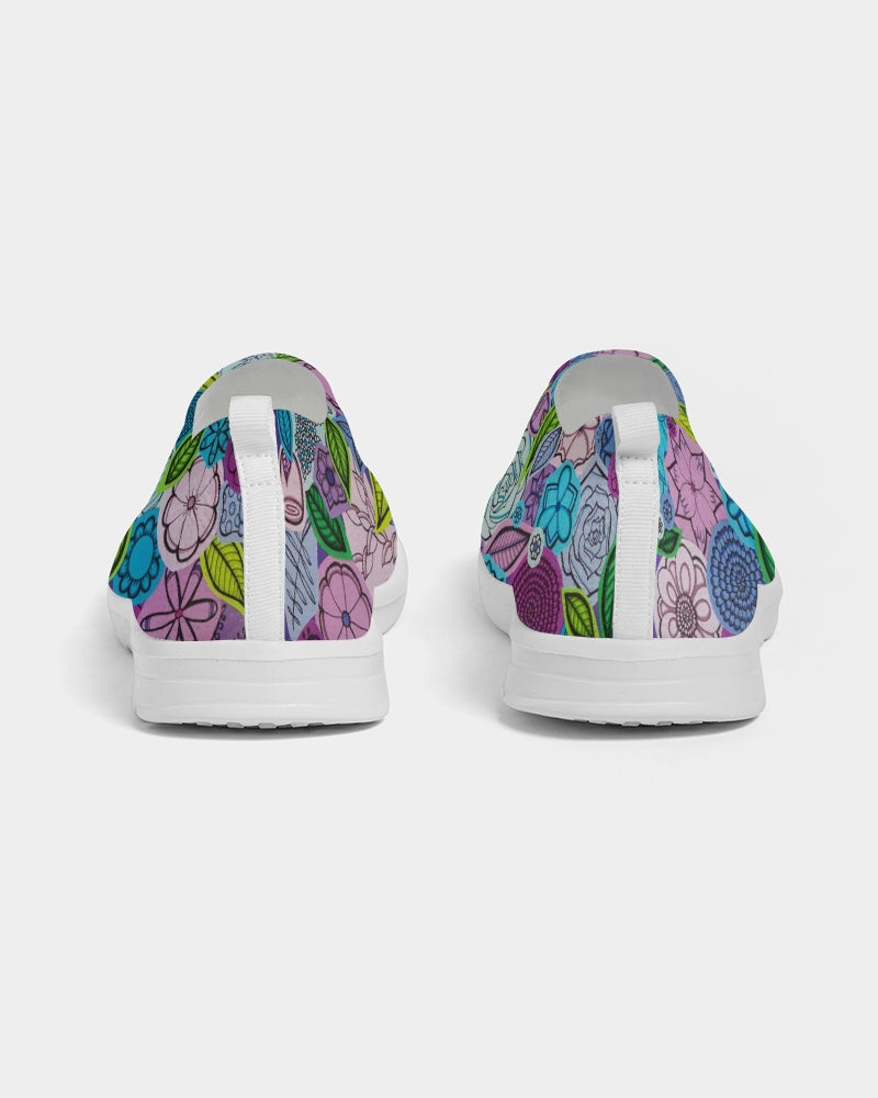 Les Fleurs Violettes Women's Slip-On Flyknit Shoe