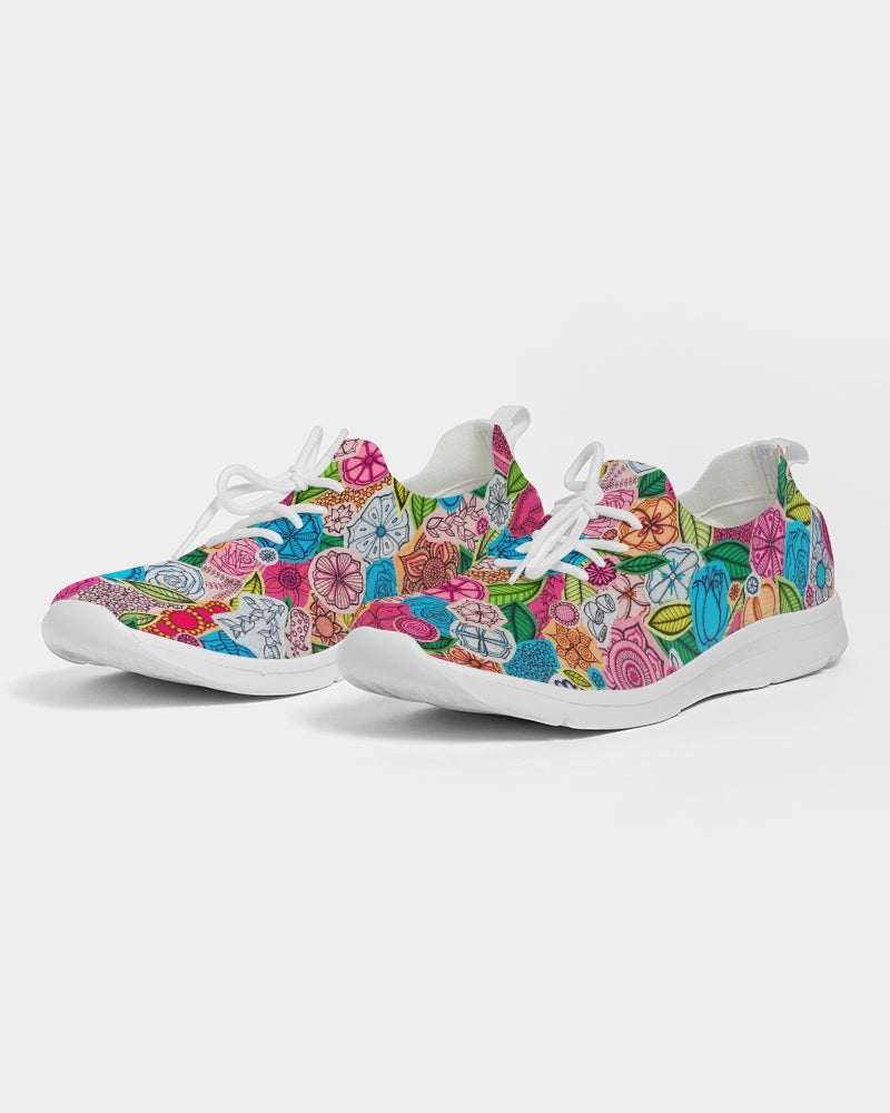 Fleurs de Printemps Men's Lace Up Flyknit Shoe