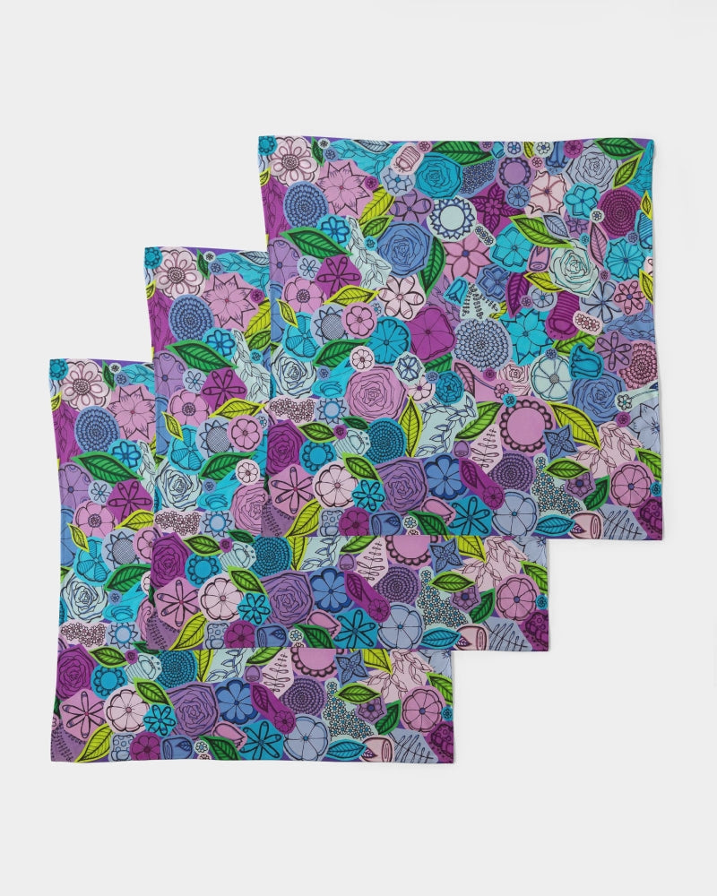 Les Fleurs Violettes Bandana Set