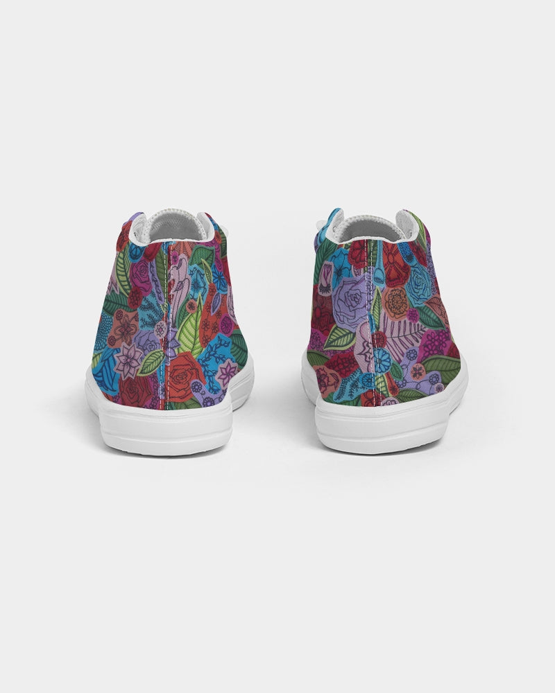 Les Fleurs Kids Hightop Canvas Shoe