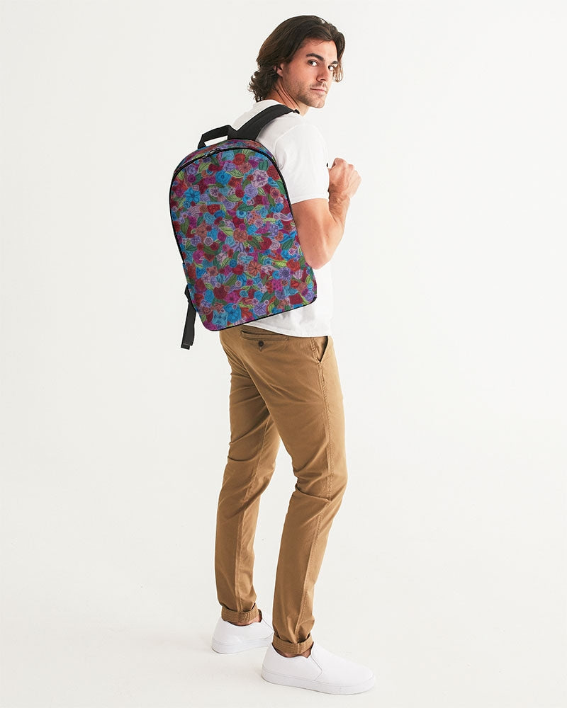 Les Fleurs Large Backpack