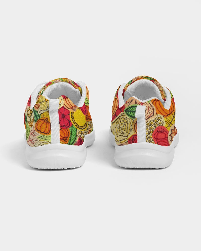 Citrouilles et Fleurs Men's Athletic Shoe