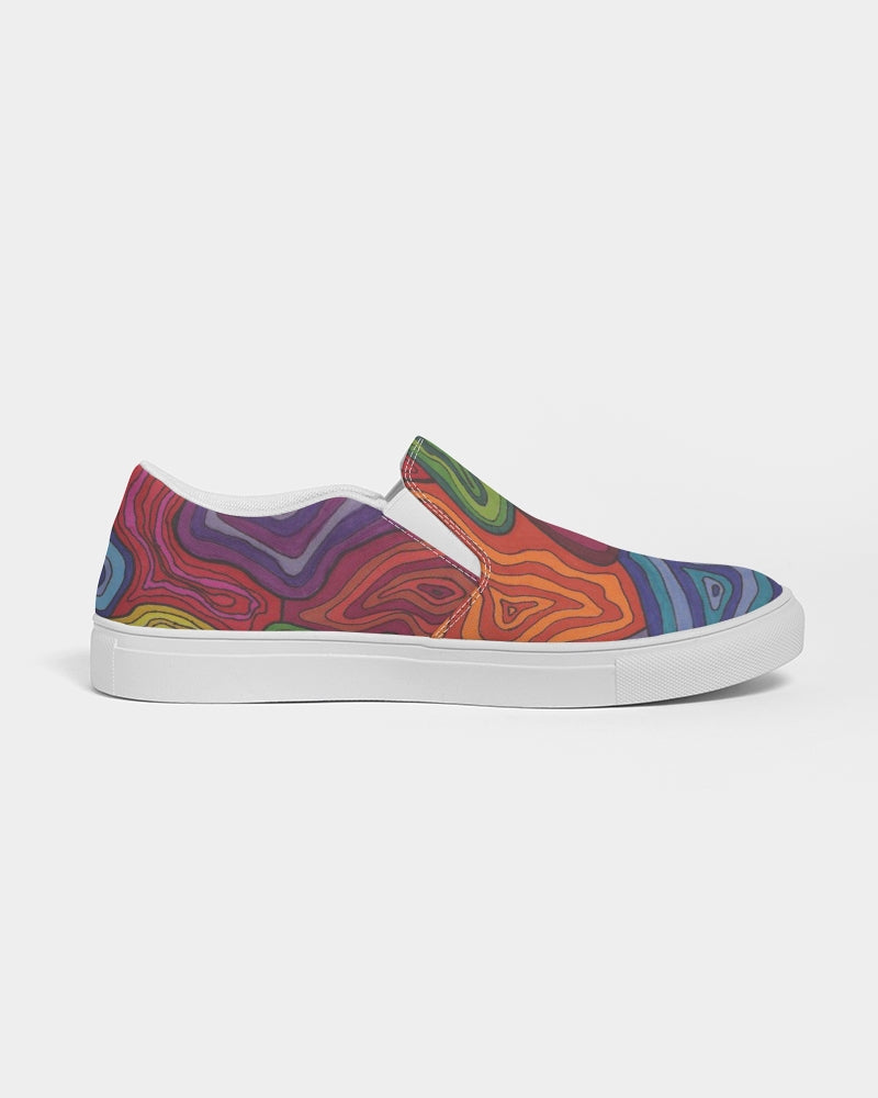 Curled Women's Slip-On Canvas Shoe