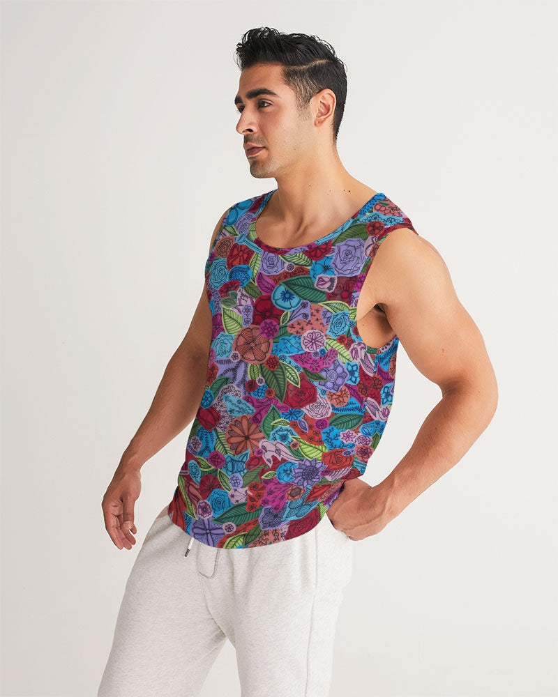 Les Fleurs Men's Sports Tank