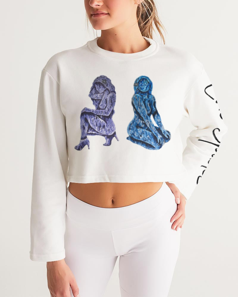 L'hiver Women's Cropped Sweatshirt