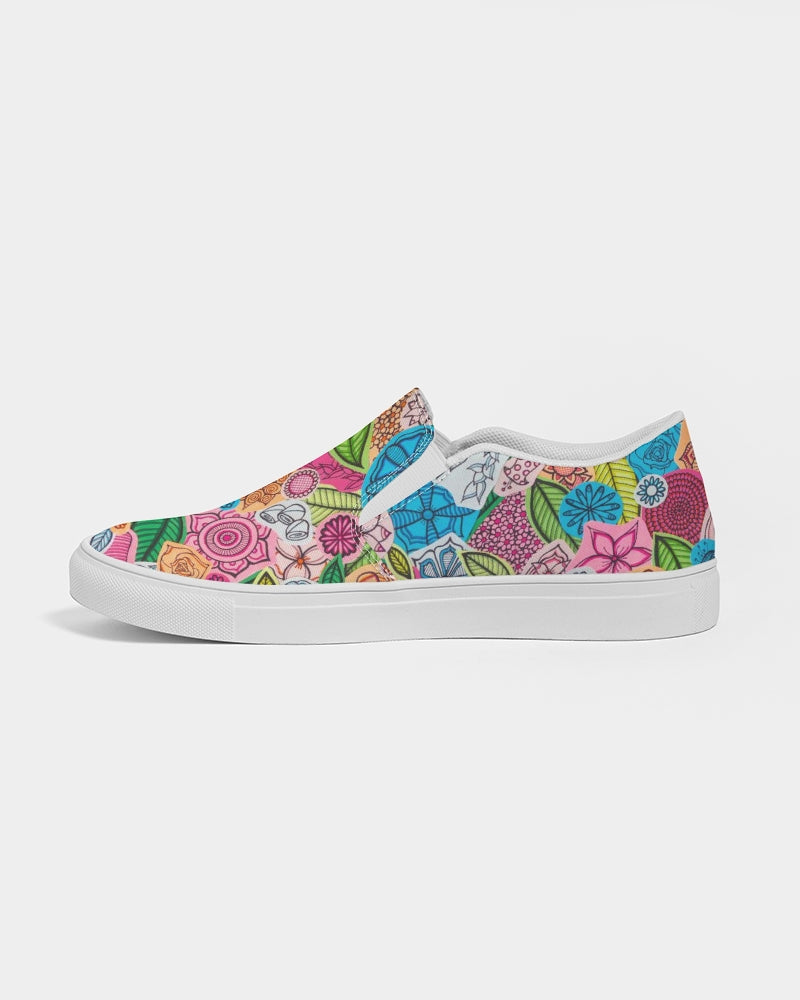 Fleurs de Printemps Women's Slip-On Canvas Shoe