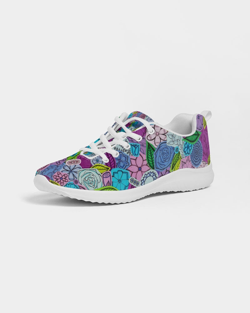 Les Fleurs Violettes Men's Athletic Shoe