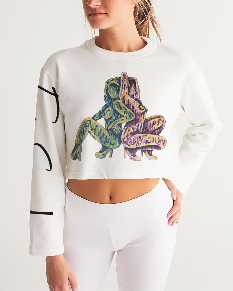 Jumeaux non Identique Women's Cropped Sweatshirt